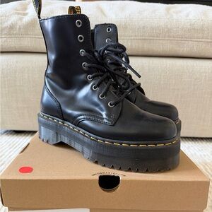 Dr. Martens Jadon Black Platform Boots